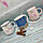 Кружка керамическая 400 мл, с крышкой и металлической ложечкой Cat Happy every day (Розовая), фото 7