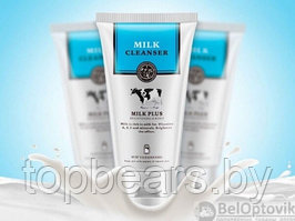 Пенка для умывания Whitening Q10 Facial Foam Milk Plus с молочным протеином и коэнзимом Q10, 100 мл. (бережное