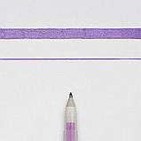 Ручка гелевая "Gelly Roll Stardust", 0.5 мм, прозрачный, стерж. розовый, фото 2