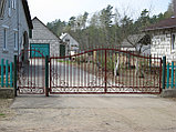 Кованая калитка с завитками №5, фото 3