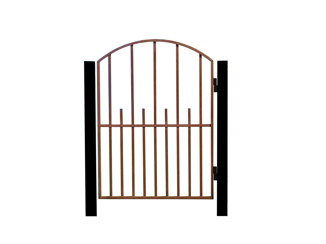 Кованые ворота из металла №14 - фото 2 - id-p112745601