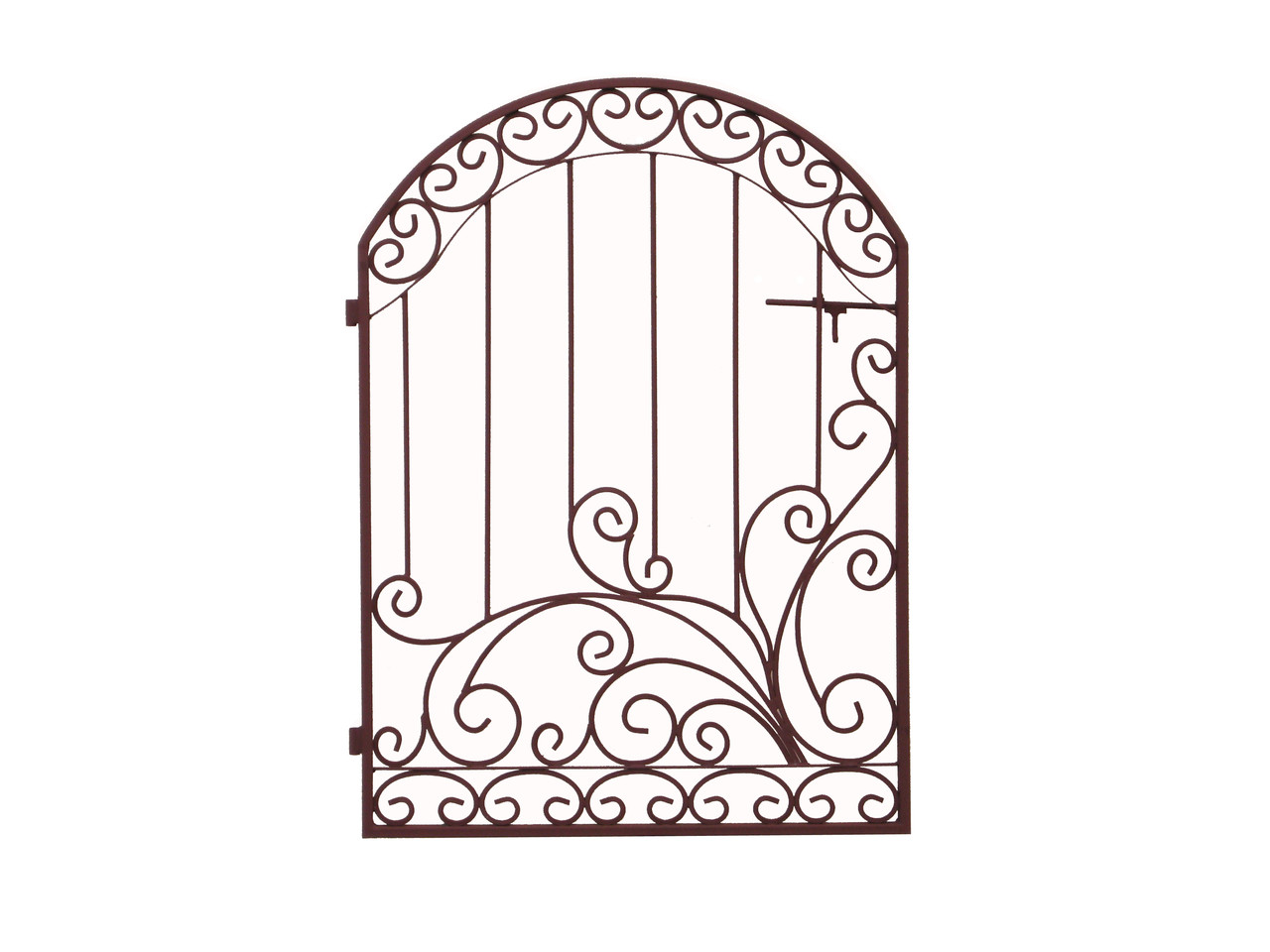 Железные ворота с коваными элементами №20 - фото 3 - id-p112745843