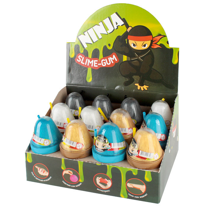 Лизун-Антистресс ТМ Mr.Boo Ninja Slime 120г - фото 5 - id-p179876034