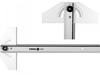 Угломер алюминиевый T-образный 400мм. "Vorel" 18355