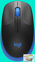 Мышь оптическая беспроводная Logitech Wireless Mouse M190 - BLUE, USB, синяя, арт.L910-005905