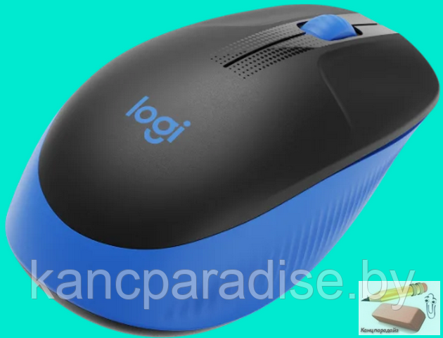 Мышь оптическая беспроводная Logitech Wireless Mouse M190 - BLUE, USB, синяя, арт.L910-005905 - фото 4 - id-p179876970