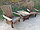 Набор кресел садовых с чайным столиком из массива сосны "Адирондак Колорадо", фото 2