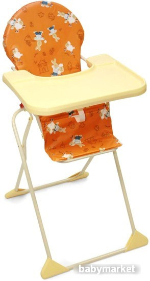 Высокий стульчик Globex Компакт 1401/06 (оранжевый)