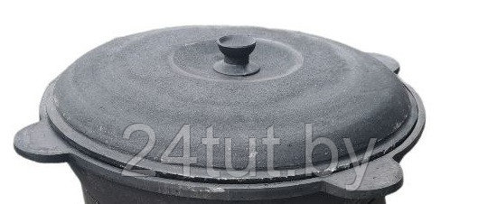 Узбекская чугунная крышка 28 см для казана 4.5 л - фото 1 - id-p179905313
