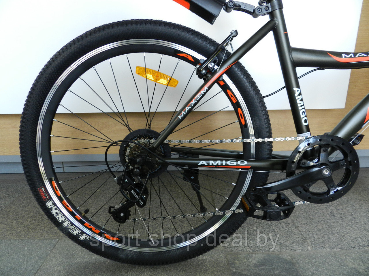 Велосипед горный Amigo Maxim 24" Черный \ Оранжевый, велосипед, велосипед горный, горник, велосипед 24 - фото 3 - id-p175812490