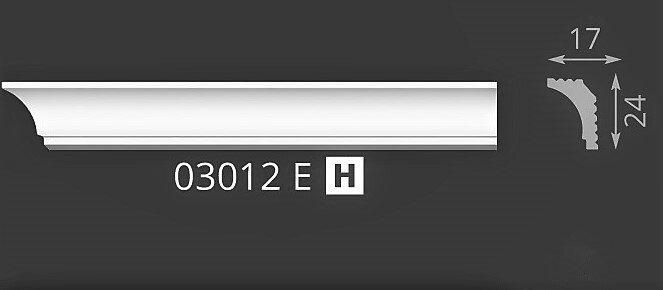 Потолочный плинтус ФОРМАТ 03012Е 24*17*2000мм