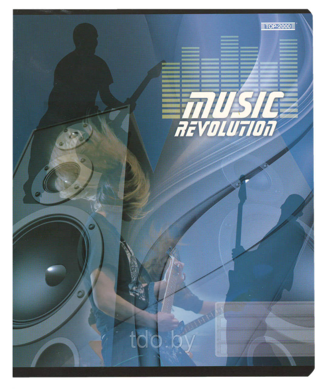 Тетрадь школьная в линию. 12л, обложка картон, серия MUSIC REVOLUTION - фото 3 - id-p179918194