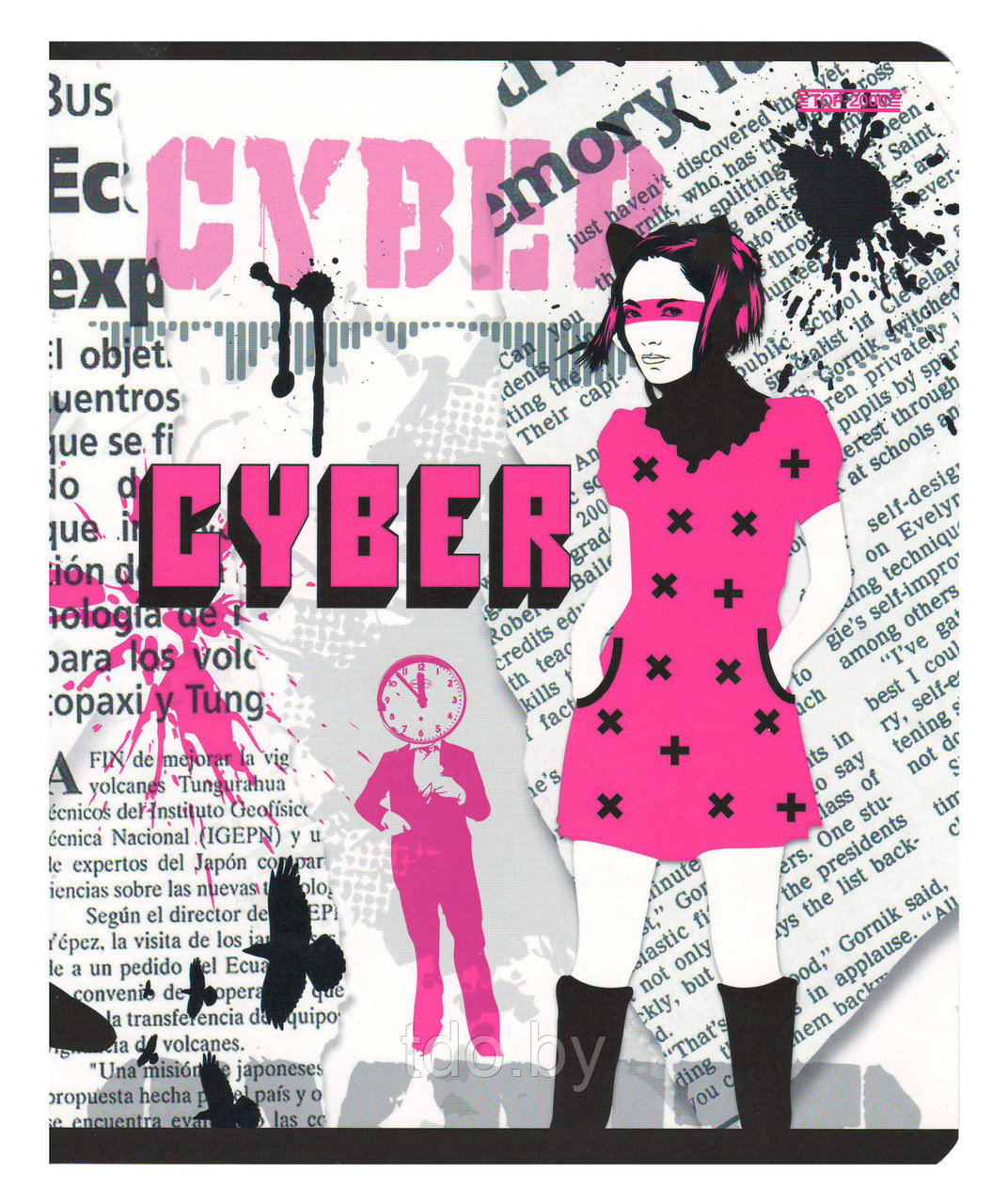 Тетрадь школьная в линию. 12л, обложка картон, серия CYBER - фото 3 - id-p179920981