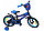 Детский велосипед Favorit Biker 14" от 3 до 5 лет черно-зеленый, фото 2