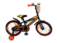 Детский велосипед Biker 16" от 4 до 7 лет оранжевый