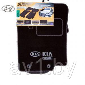 Коврики ворсовые Kia Rio III (2011-2017) / Киа Рио III (2011-2017) (Duomat) - фото 1 - id-p174150598