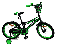 Детский велосипед Biker 18" (от 5 до 8 лет) зеленый