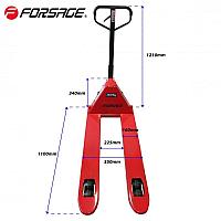 Тележка гидравлическая ручная 3т Forsage F-AC3.0