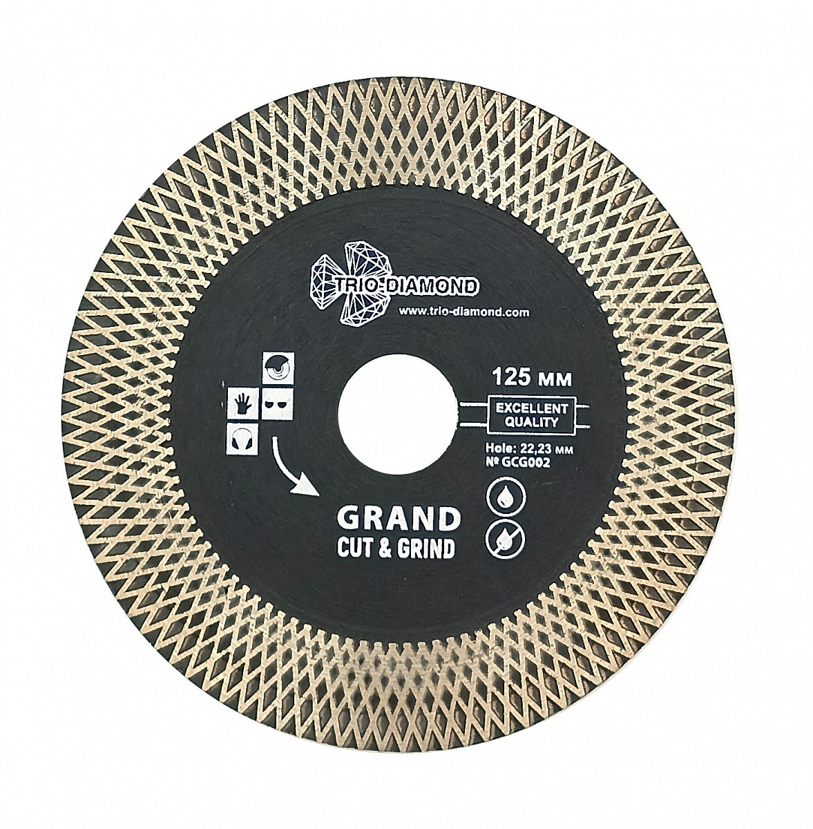 Диск алмазный 125 мм Grand Cut & Grind по твердой керамике и керамограниту - фото 1 - id-p179922484