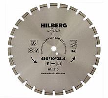 450 Диск алмазный по асфальту Hilberg Laser Лазерная наварка сегментов