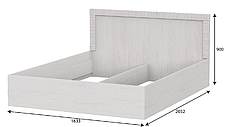 Кровать 160 Гамма 20 Серия 4  основание ЛДСП SV-Мебель (ТМ Просто хорошая мебель), фото 2