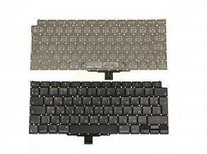 Клавиатура для ноутбука Apple MacBook Air 13 A2337 (M1) черная под подсветку большая клавиша ввод