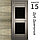 Межкомнатная дверь "АМАТИ" 15ч (Цвета - Эшвайт; Беленый дуб; Дымчатый дуб; Дуб шале-графит; Дуб венге и тд.), фото 6