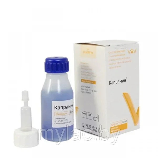 Капрамин - жидкость для остановки капиллярного кровотечения, 30мл - фото 1 - id-p125294523