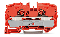 2-пров. проходная клемма, 0,5 - 16 (25) мм2, Ex e II, оранжевая