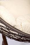 Подвесное кресло Скай 02 коричневый подушка бежевый, фото 3