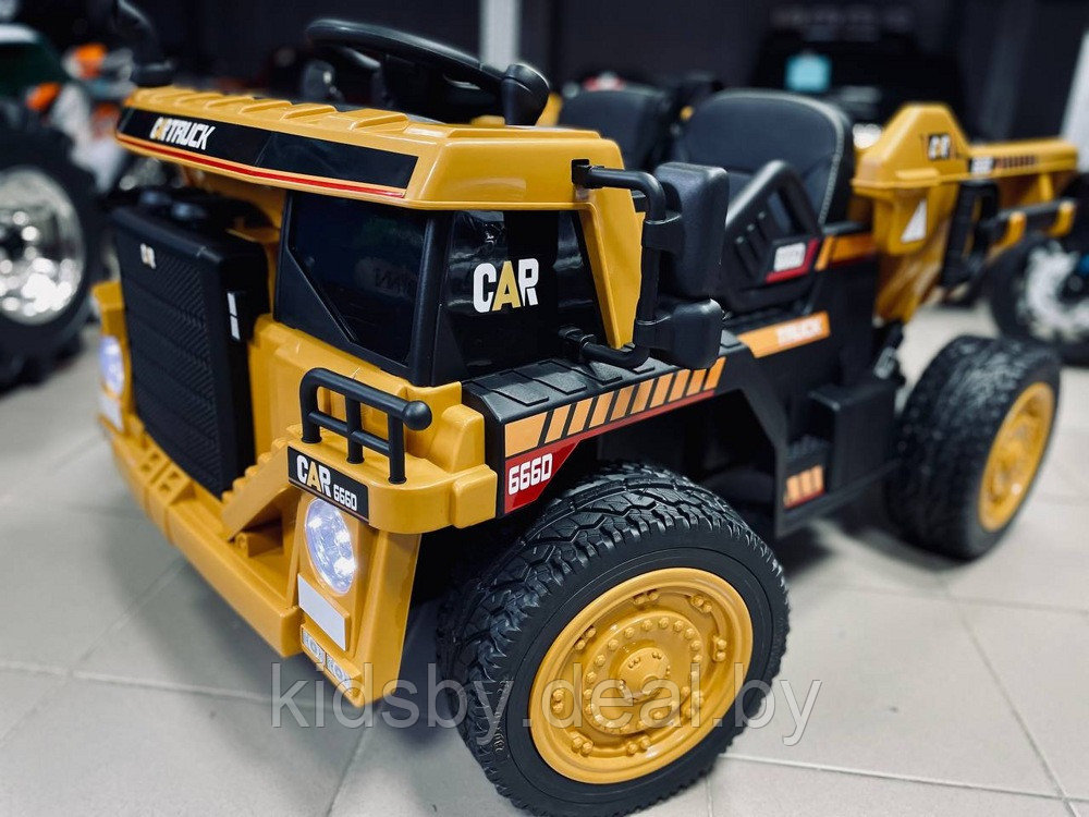 Детский электромобиль RiverToys C444CC (желтый) двухместный - фото 1 - id-p178843498