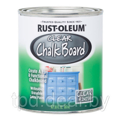 Краска с эффектом грифельной доски Specialty Chalkboard Tint Base прозрачная - фото 1 - id-p58166343