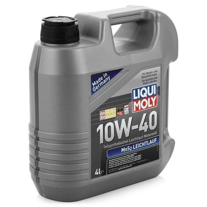 Масло моторное Liqui Moly MoS2 Leichtlauf 10W-40, 4 л - фото 1 - id-p179963721