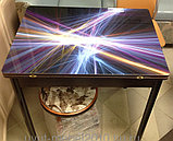 Раскладной стеклянный стол М29 "Солтеро". Стол кухонный раздвижной, фото 7