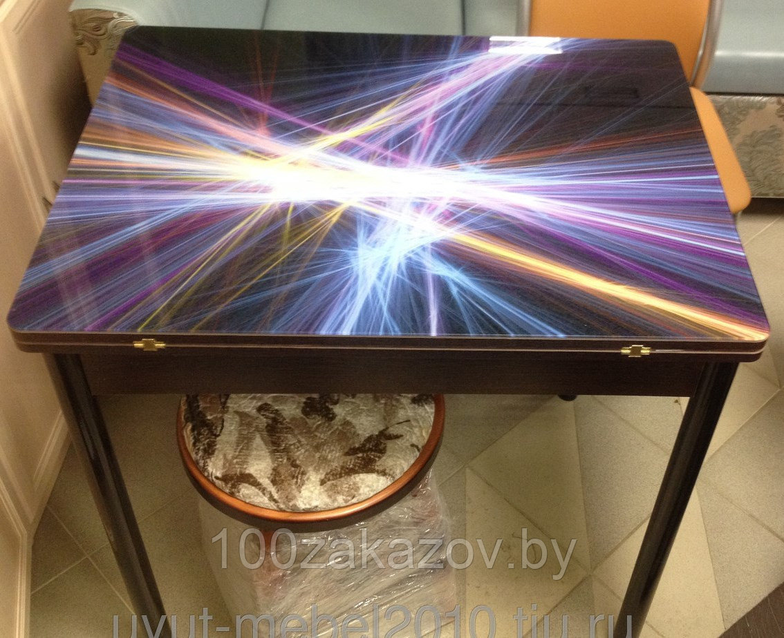 Раскладной стеклянный стол М29 "Солтеро". Стол кухонный раздвижной - фото 7 - id-p22665352