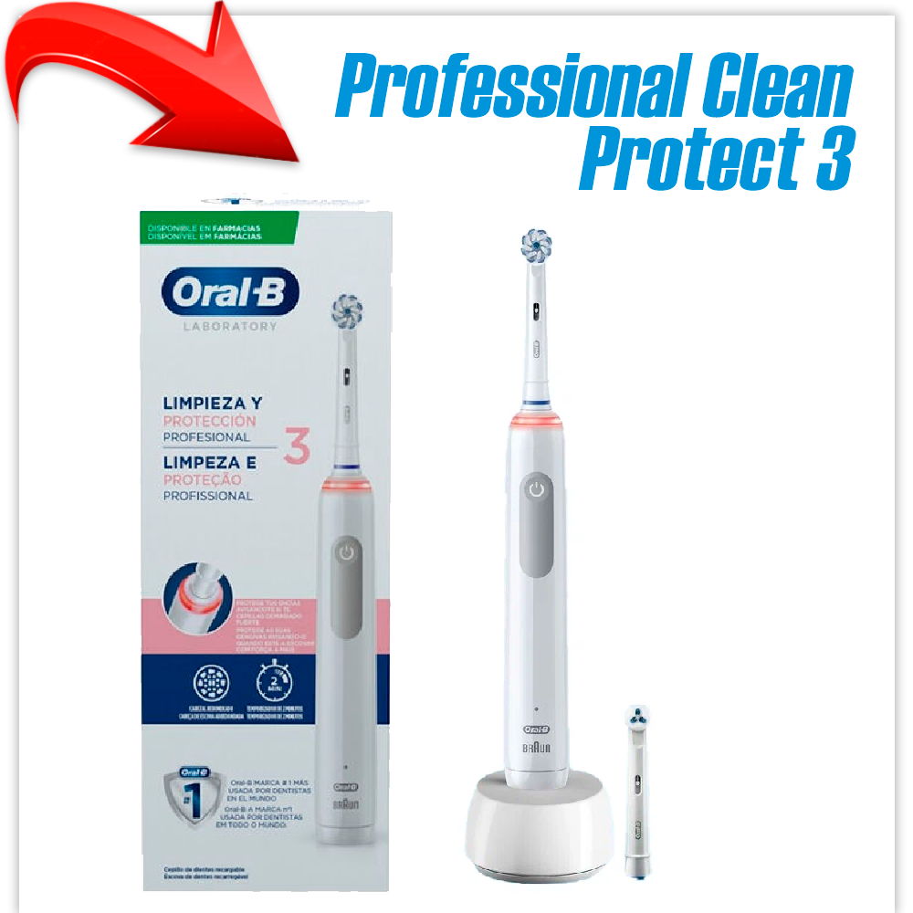 Электрическая зубная щетка Oral-B Professional Clean & Protect 3