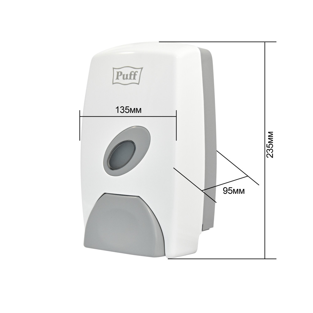 Дозатор для жидкого мыла Puff-8115 (1000 мл) - фото 5 - id-p82473665