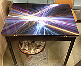 Раскладной стол со стеклянной поверхностью. Стол М29 "Солтеро", фото 8