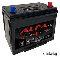 Автомобильный аккумулятор ALFA Asia JR 650A (75 А·ч)