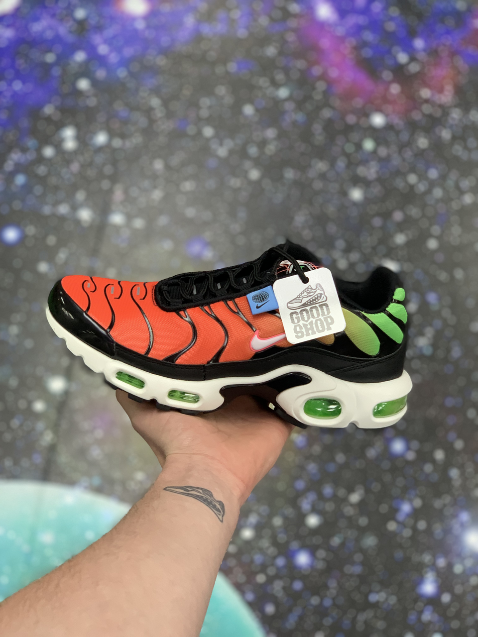 Кроссовки Nike Air Max TN+ Orange Black Green