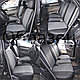 Чехлы на сиденья Opel Meriva B 2012- Экокожа черный+серая вставка, фото 8
