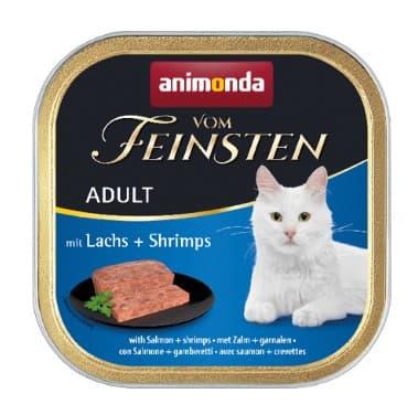 Влажный корм для кошек Animonda Vom Feinsten Classic (лосось, креветки) 100 гр - фото 1 - id-p180012159