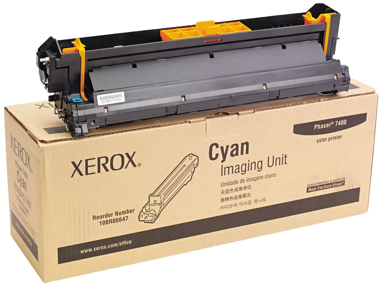 Драм-картридж Xerox Phaser 7400 (O) 108R00647, C, 30K