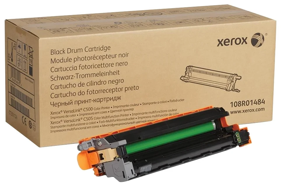 Драм-картридж Xerox VersaLink C500/ C505 (O) 108R01484, Bk, 40K
