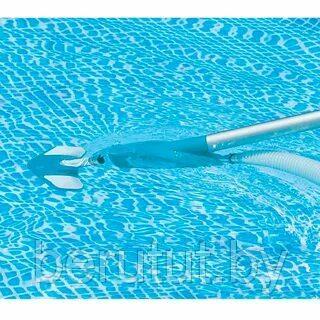 Набор для чистки бассейна Intex Deluxe 28003 (ручка 279 см, сачок, пылесос, щетка, шланг) - фото 3 - id-p180020870