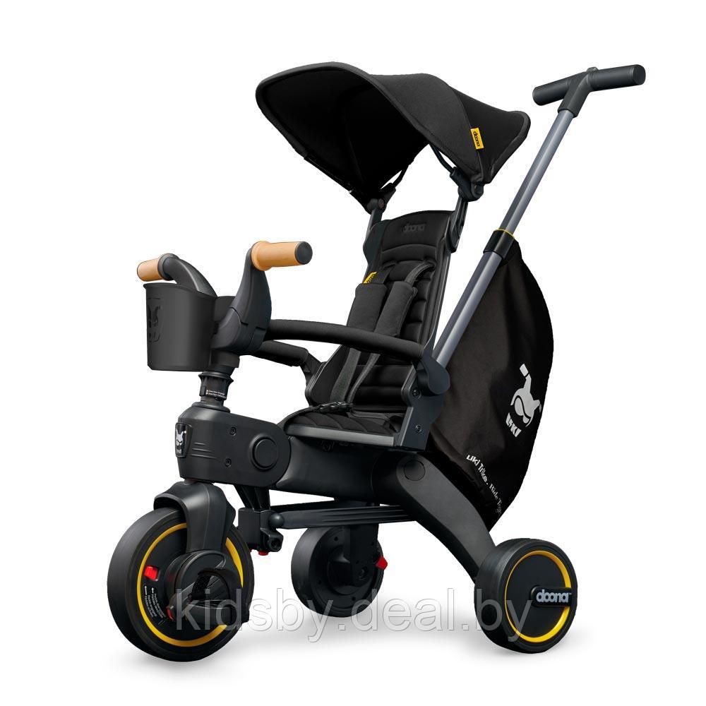 Детский трехколесный велосипед Simple Parenting Doona Liki Trike S5 (черный) Складной - фото 1 - id-p180020897