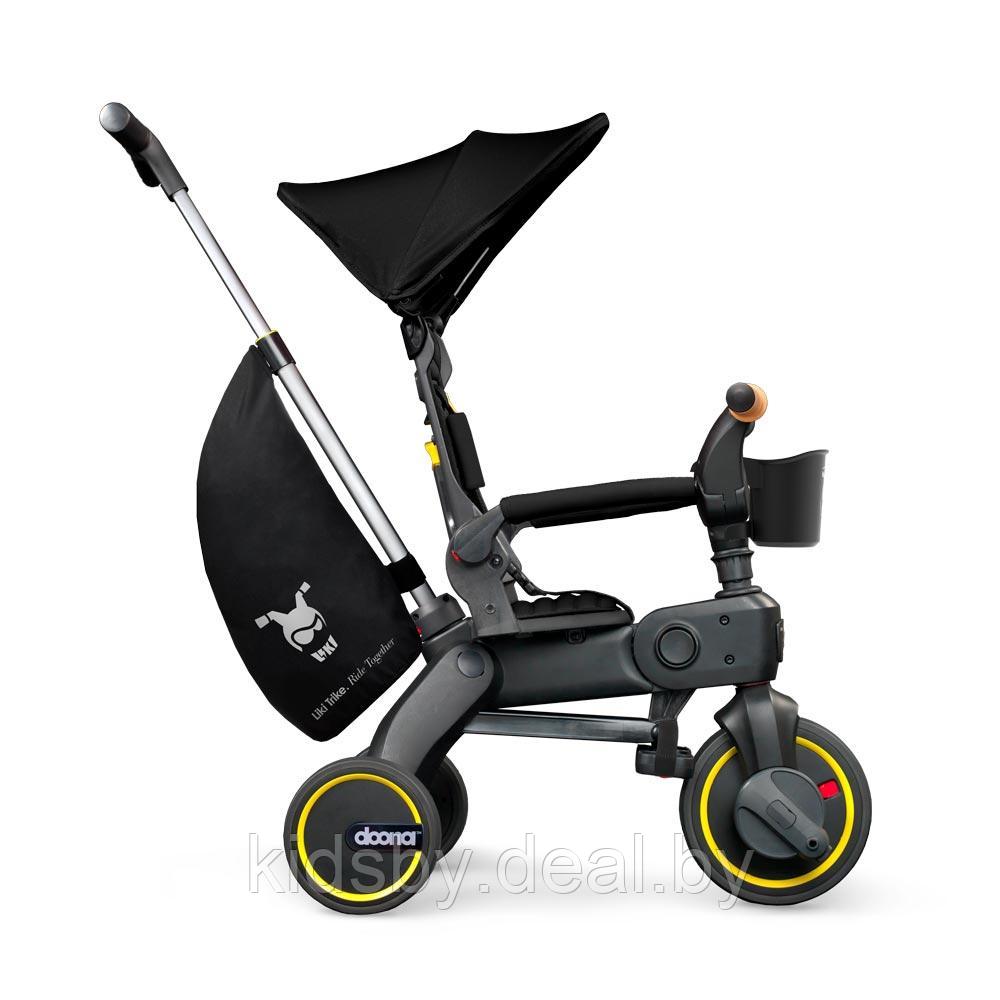 Детский трехколесный велосипед Simple Parenting Doona Liki Trike S5 (черный) Складной - фото 2 - id-p180020897