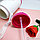 Термобутылка для горячих и холодных напитков серия  Мать и дитя с ремешком, 300 мл, 3 Розовая, фото 3