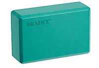 Блок для йоги Bradex SF 0408, бирюзовый
