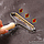 Металлическая щетка (скребок) для удаления катышек, ворса и шерсти /Машинка для удаления катышков Дерево, фото 6